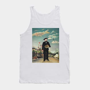 Myself: Portrait - Landscape by Henri Rousseau Tank Top